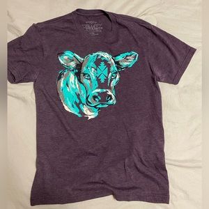 Crazy Train cow print shirt